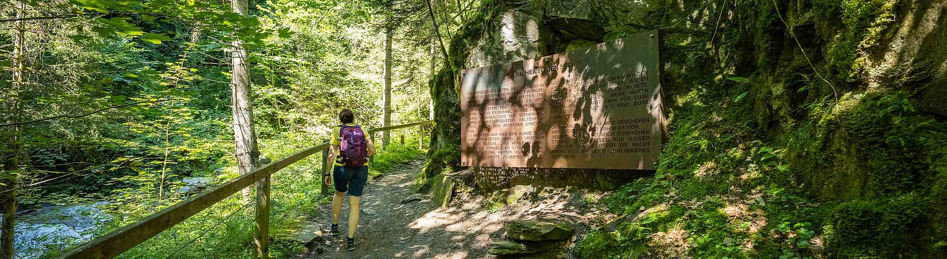 Schluchten wandern in der Nähe von Flattach 