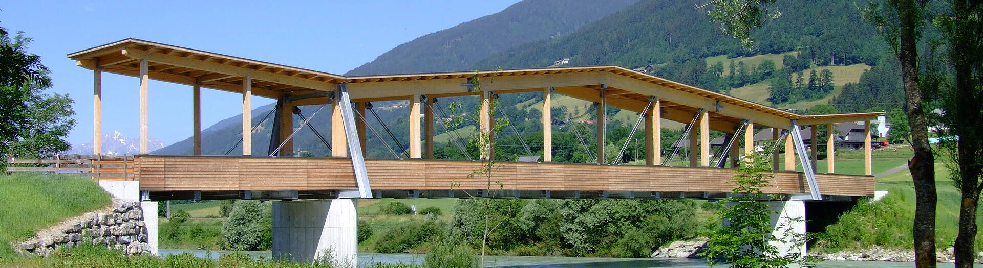 Bruecke Radlach in Steinfeld im Drautal