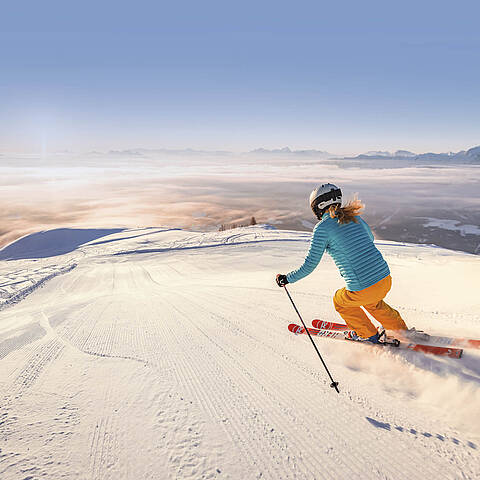 Skifahren auf der Emberger Alm